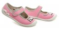 3F dievčenské ružové baleríny 4A3-20 | ARNO-obuv.sk - obuv s tradíciou