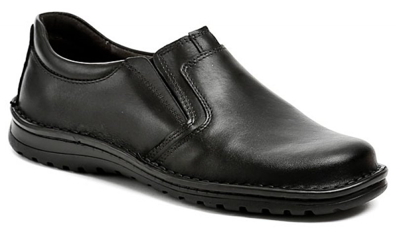 Bukat 206 čierne pánske poltopánky | ARNO-obuv.sk - obuv s tradíciou